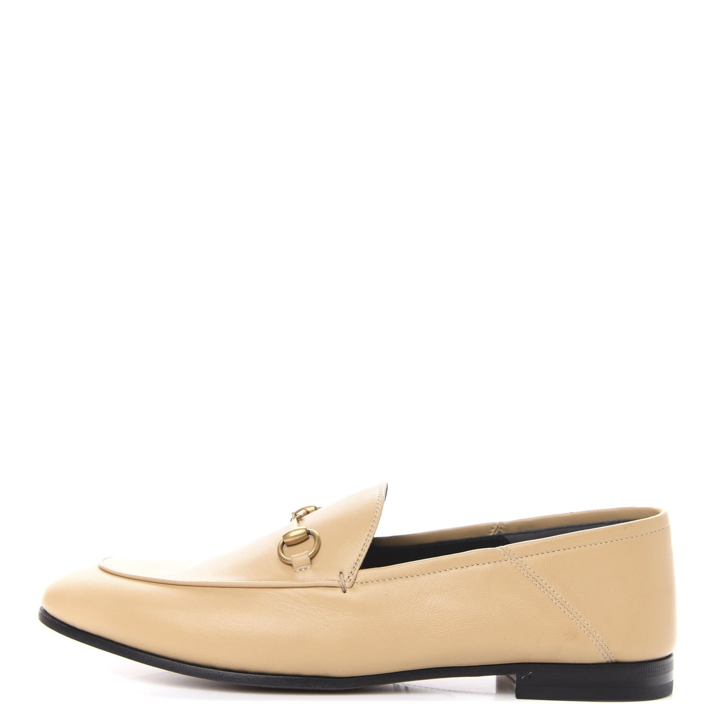 Lambskin Womens Brixton Horsebit Loafers 40 Wheat