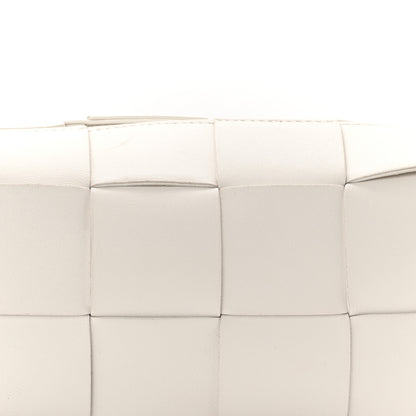 Bottega Veneta Lambskin Maxi Intrecciato Small Brick Cassette Bag White 8 of 10
