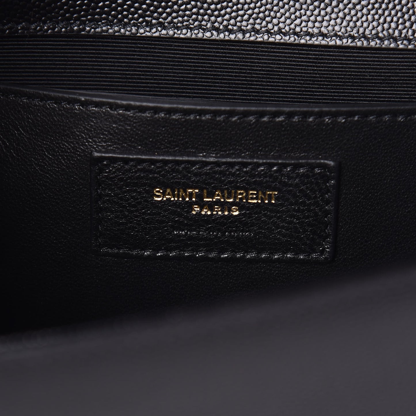 Grain De Poudre Monogram Cassandre Clutch Black