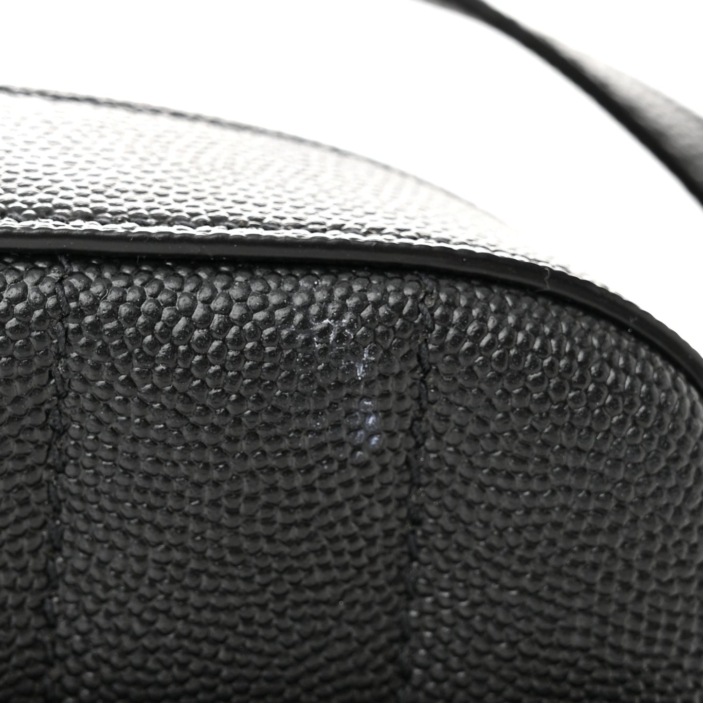 Grained De Poudre Matelasse Monogram Vicky Camera Bag Black