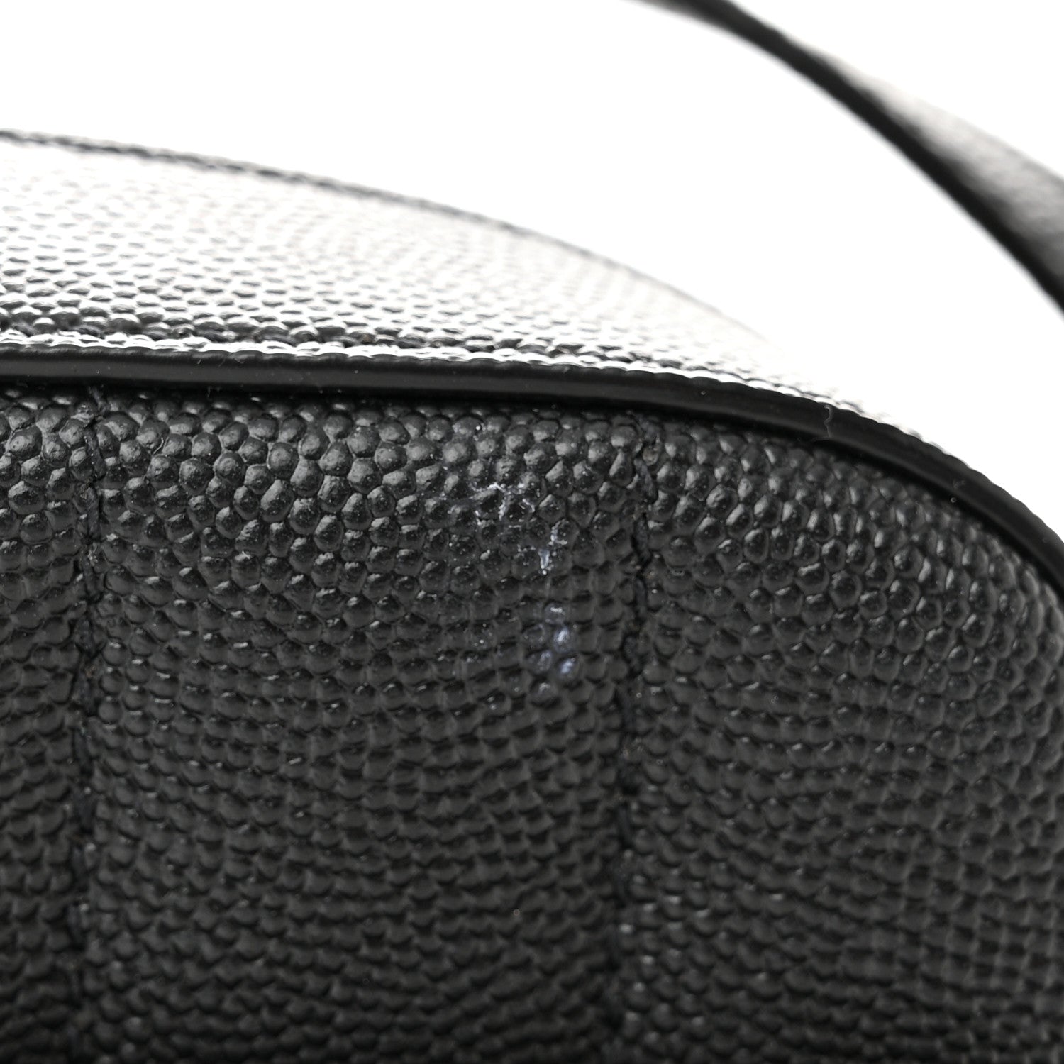 Saint Laurent Grained De Poudre Matelasse Monogram Vicky Camera Bag Black 11 of 13