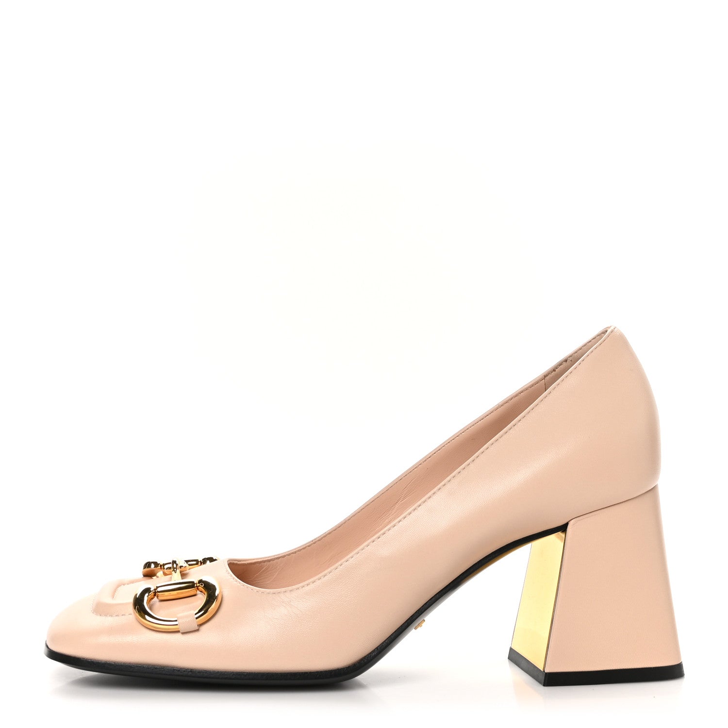 Gucci Malaga Kid Horsebit 75mm Pumps 38 Skin Rose 1 of 8