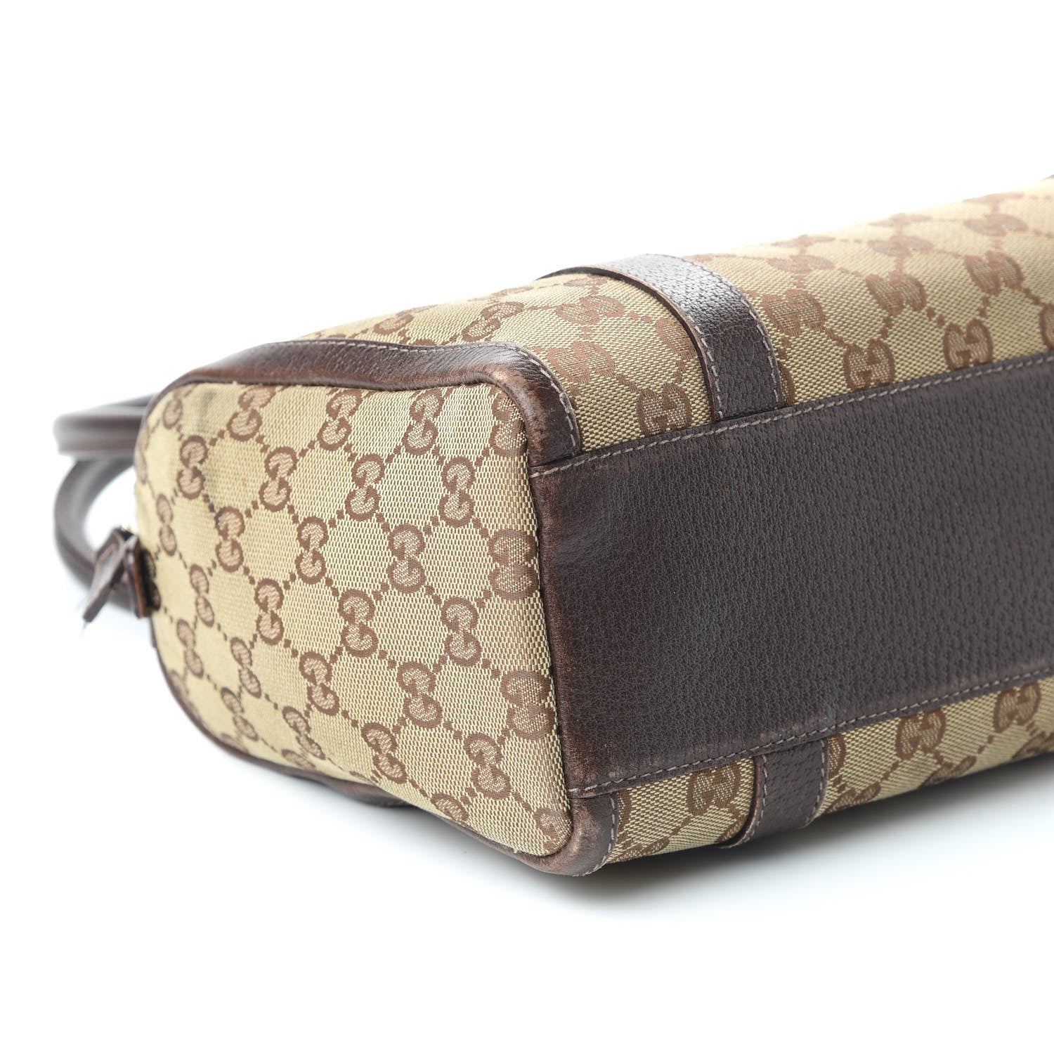 Gucci Monogram Small Abbey Boston Dark Brown 6 of 11