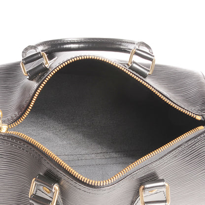 Louis Vuitton Epi Speedy 25 Black 7 of 8