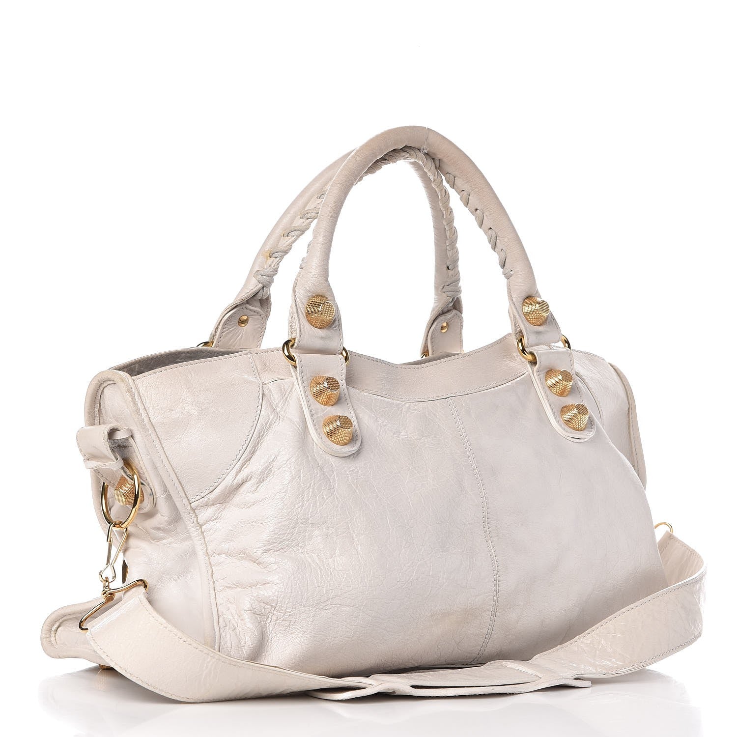 Balenciaga Agneau Giant 21 Gold Hardware Part Time White 4 of 32