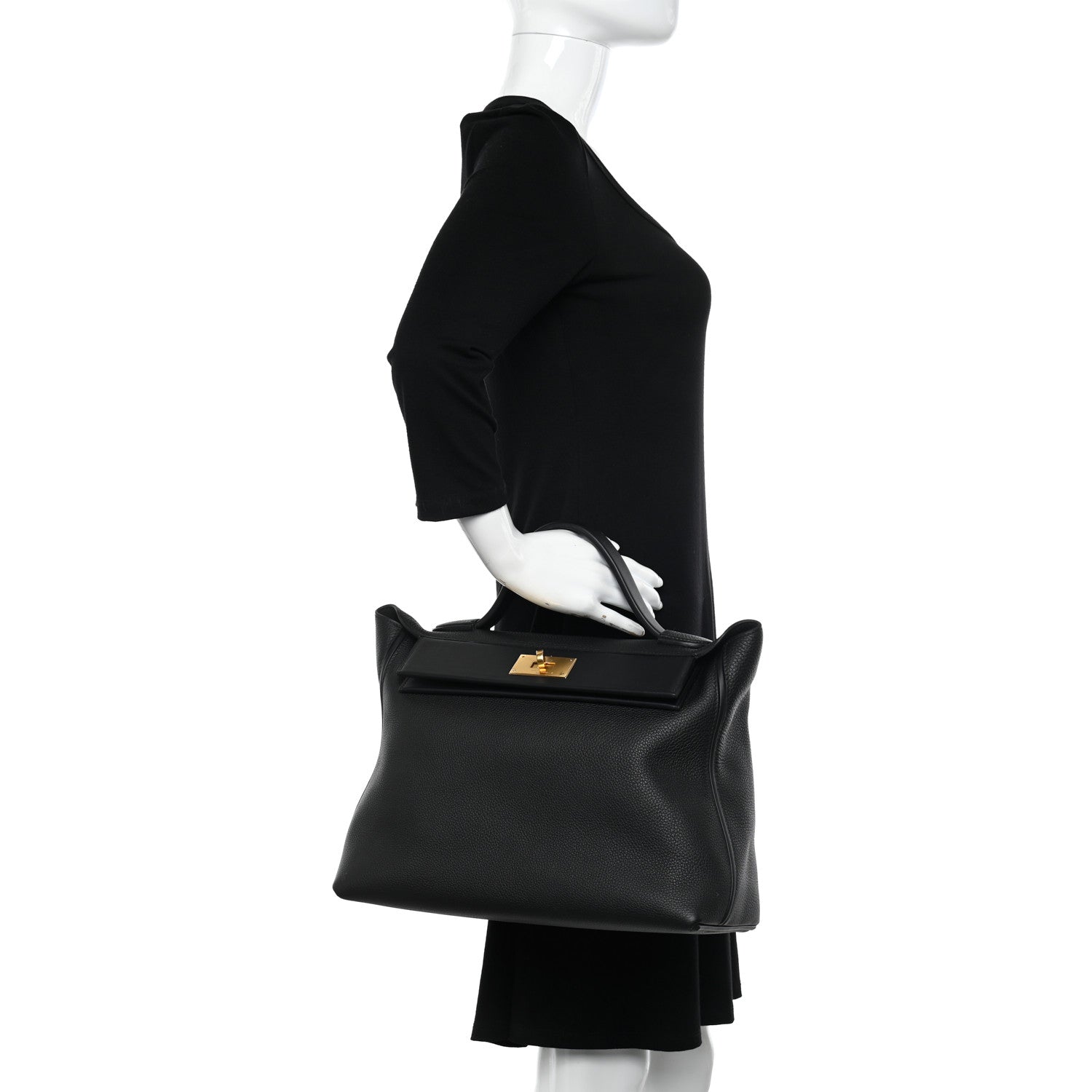 Hermes Togo Swift 24/24 35 Black 2 of 11