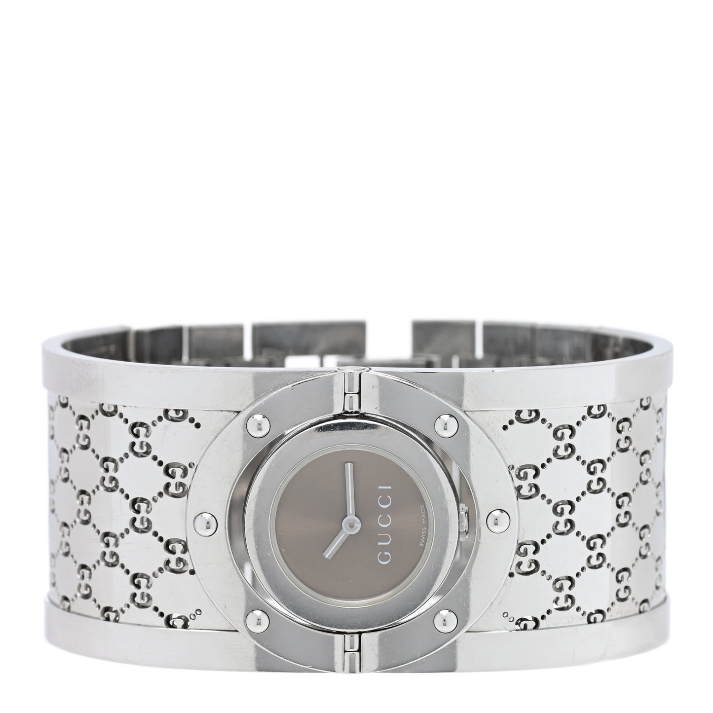 Stainless Steel 33mm Twirl Quartz Watch Brown