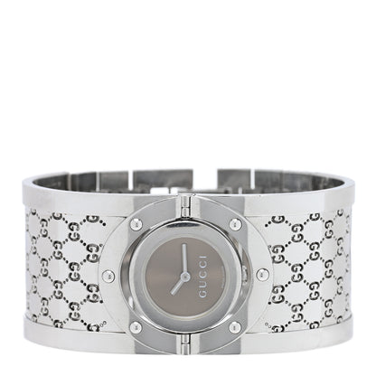 Gucci Stainless Steel 33mm Twirl Quartz Watch Brown 2 of 5