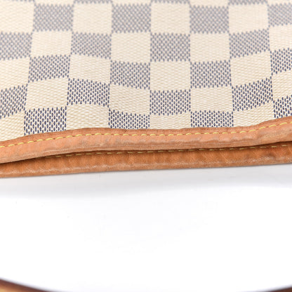 Louis Vuitton Damier Azur Delightful MM Rose Ballerine 9 of 18