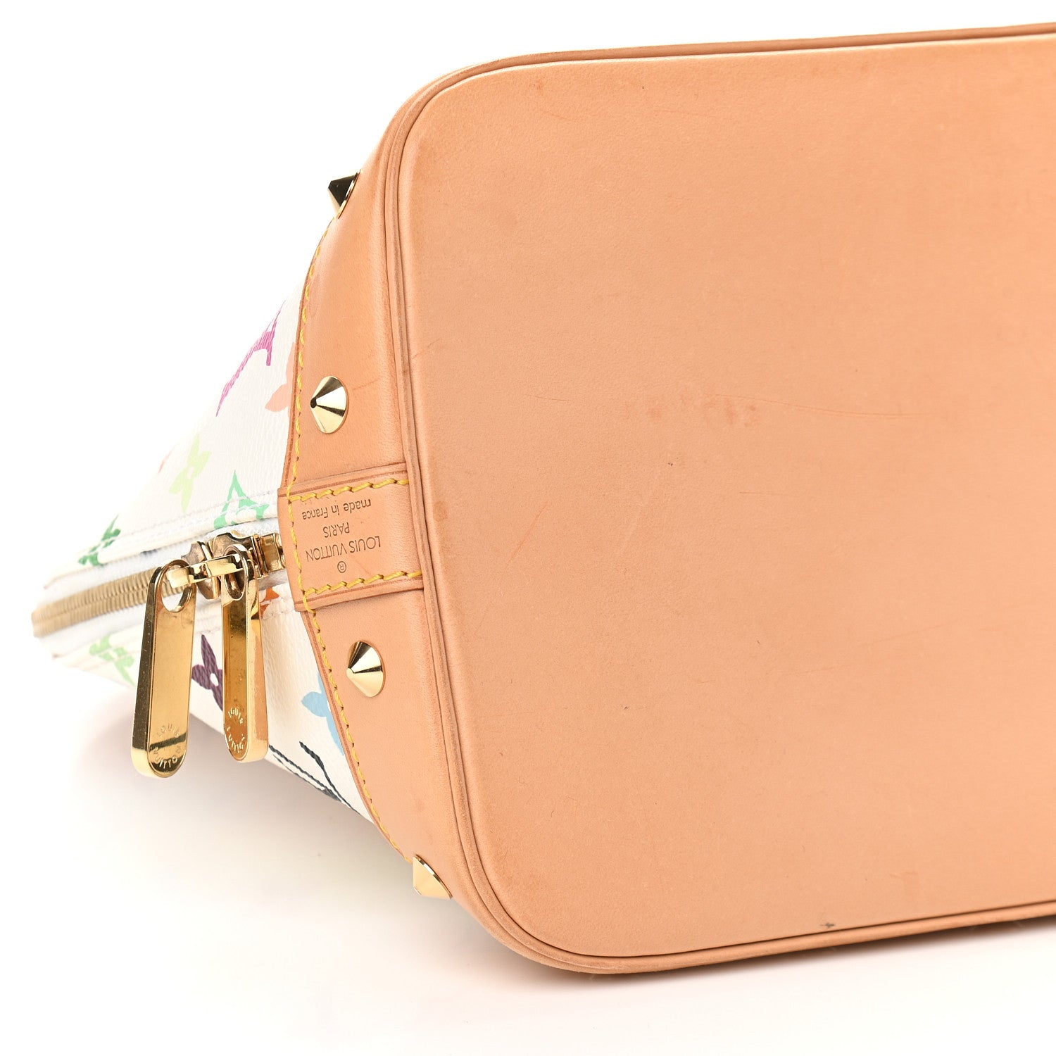 Louis Vuitton Monogram Multicolor Alma White 9 of 10