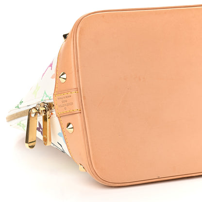 Louis Vuitton Monogram Multicolor Alma White 9 of 10