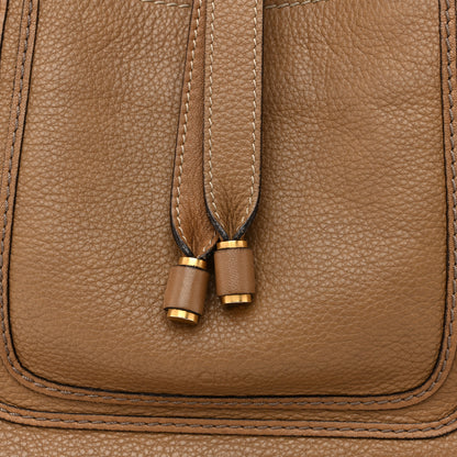 Chloe Calfskin Large New Marcie Tote Nut 12 of 15