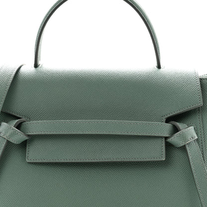 Celine Grained Calfskin Micro Belt Bag Celadon 8 of 12