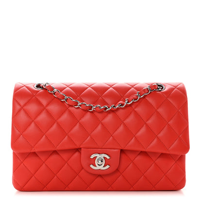 Chanel Lambskin Quilted Medium Double Flap Red 1 of 9