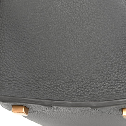 Celine Baby Drummed Calfskin Micro Luggage Kohl 12 of 12