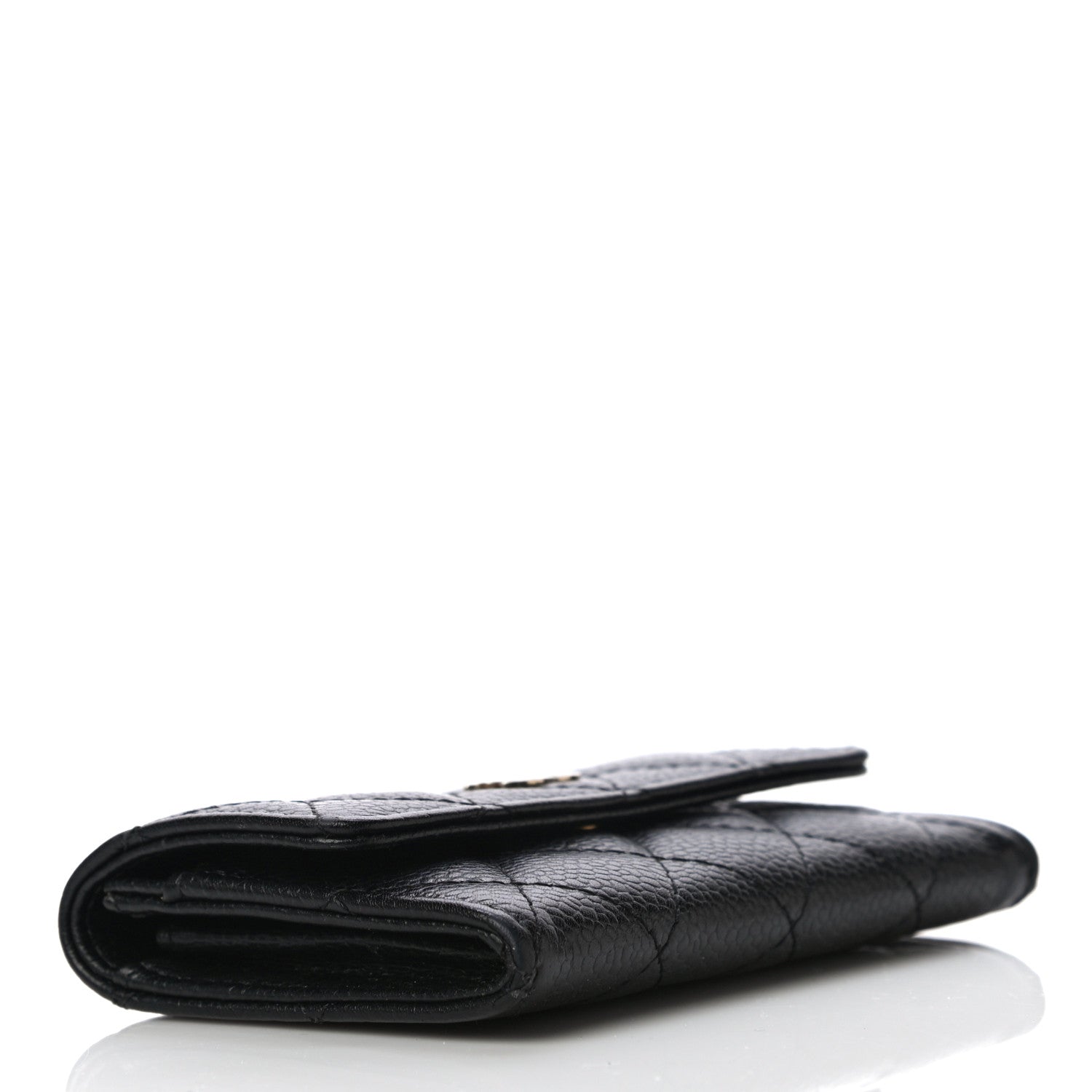 Chanel Caviar Quilted Flap Card Holder Black 6 of 25