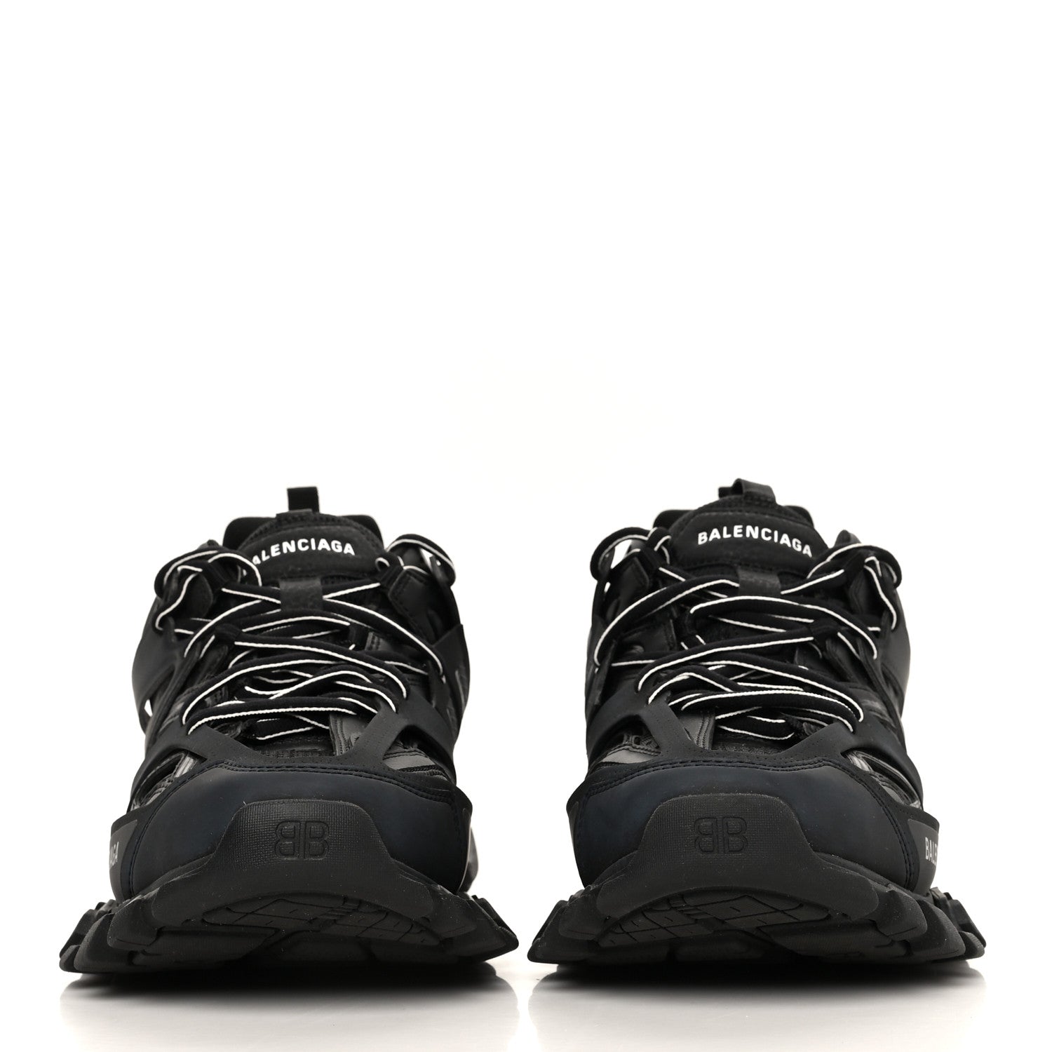 Balenciaga Mesh Nylon Mens Track Sneakers 42 Black 2 of 6