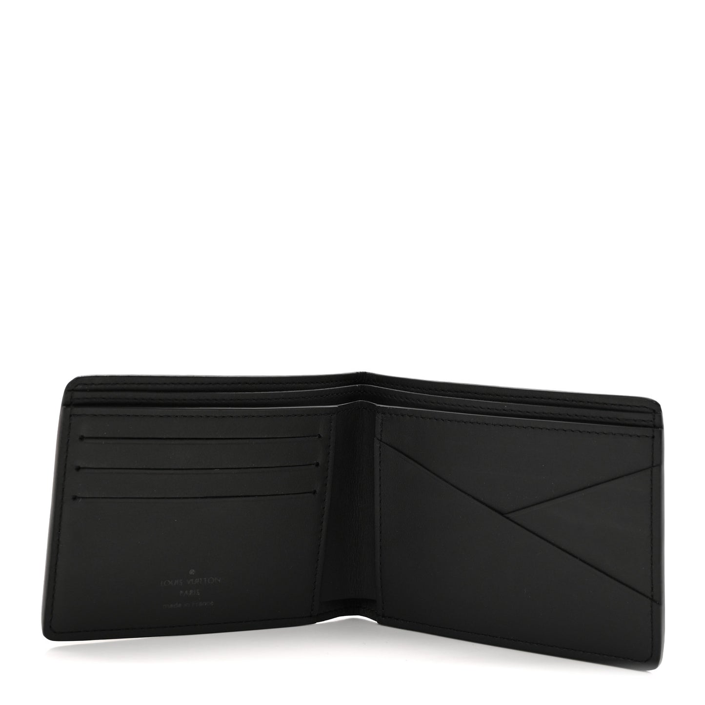 Calfskin Monogram Shadow Multiple Wallet Black