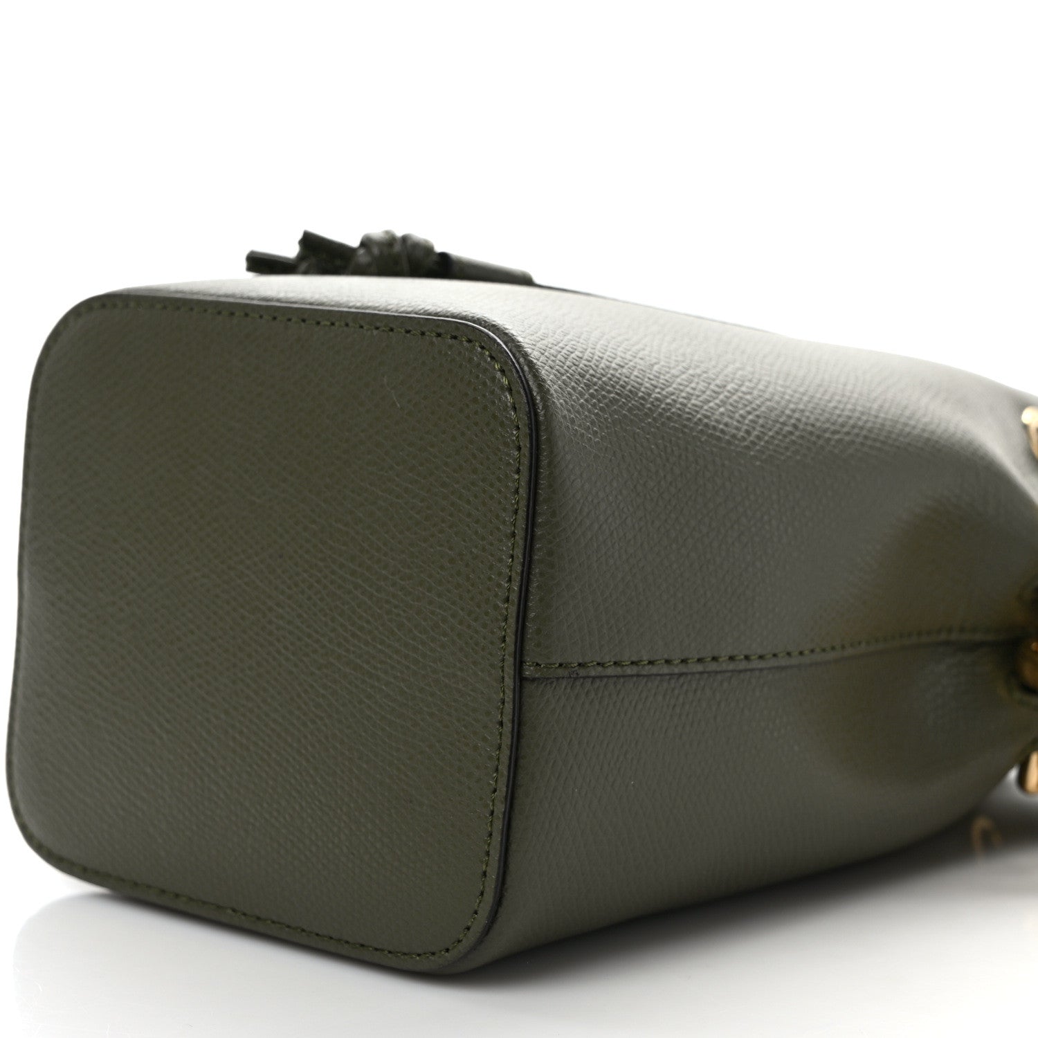 Fendi Vitello Cruise F is Fendi Mini Mon Tresor Bucket Bag Asparago 9 of 9