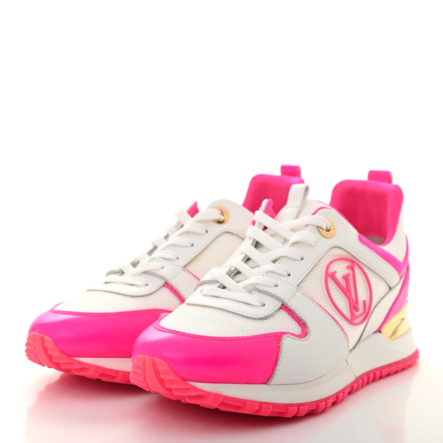 Louis Vuitton Calfskin Run Away Sneakers 36 Rose 3 of 10