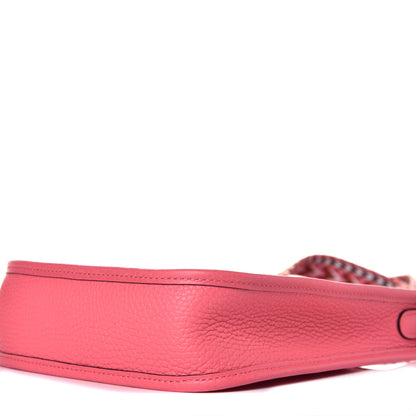 Hermes Taurillon Clemence Allegro Evelyne TPM Rose Azalee Rose Confetti 8 of 8