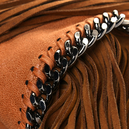 Stella McCartney Eco Suede Mini Fringe Falabella Tote Tan 12 of 14