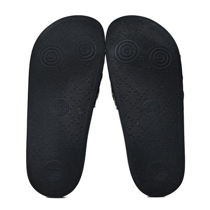 Gucci Nappa Matelasse Rubber Mens GG Marmont Slide Sandals 38 Black 5 of 7