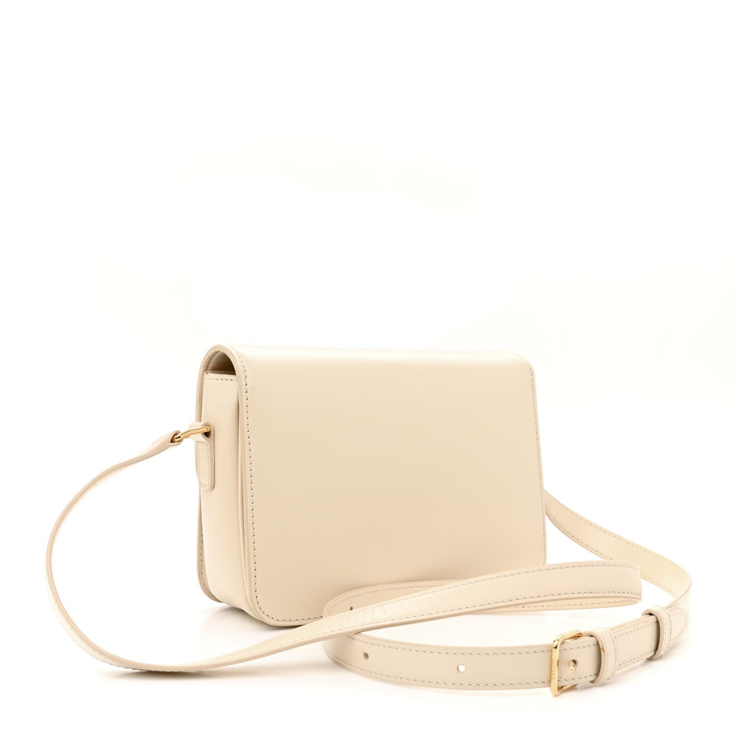 Shiny Calfskin Small Triomphe Vanilla