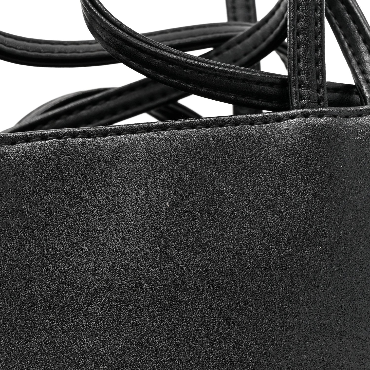 Telfar Vegan Leather Small Shopping Bag Black 12 of 12