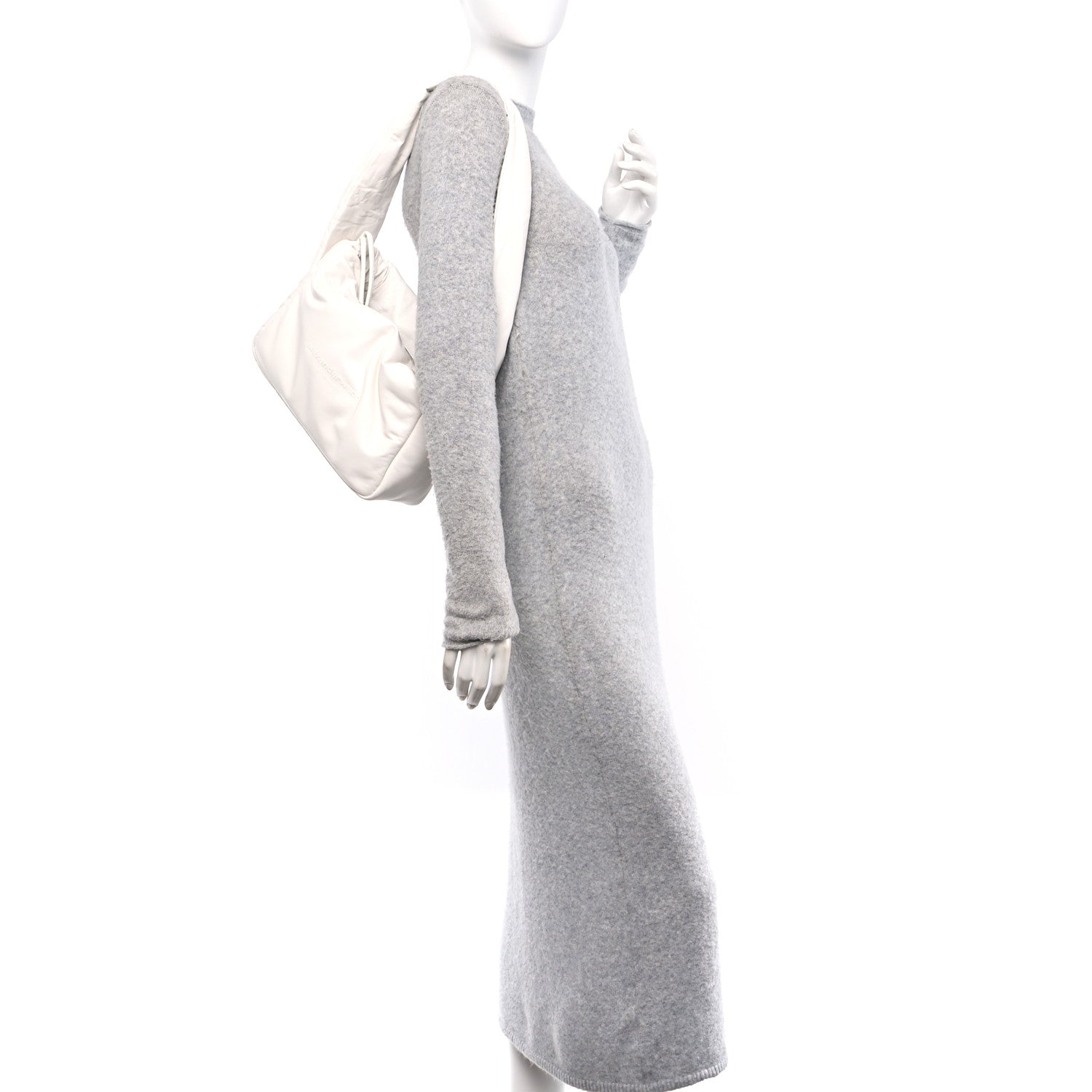 Alexander Wang Lambskin Small Ryan Puffer Bag White 2 of 9