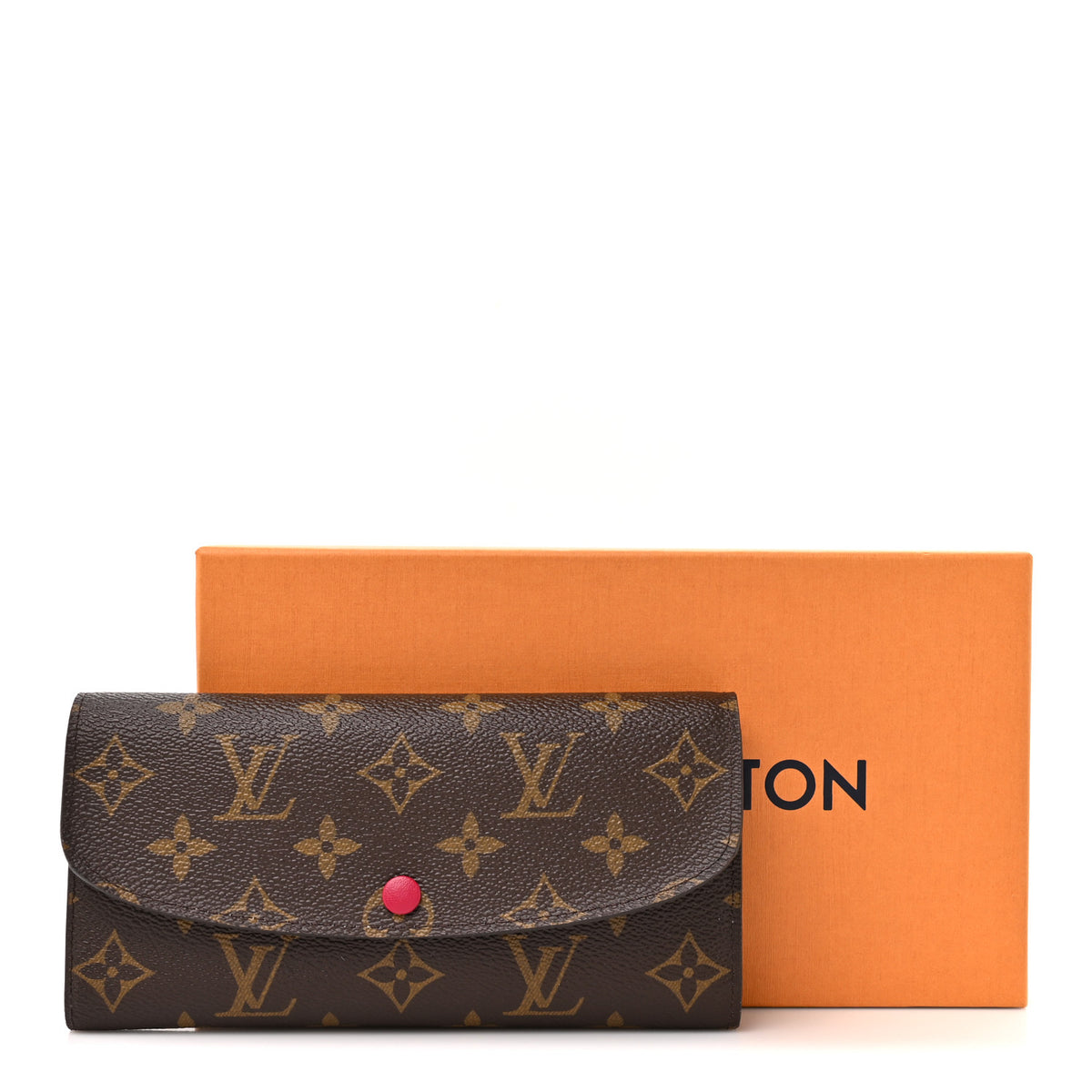 Monogram Emilie Wallet Fuchsia