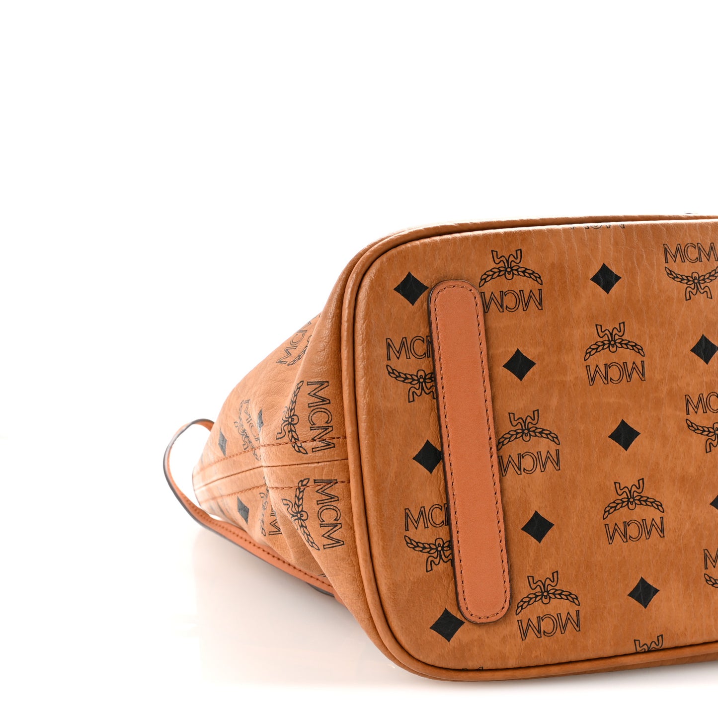 Visetos Medium Liz Reversible Shopper Tote Cognac