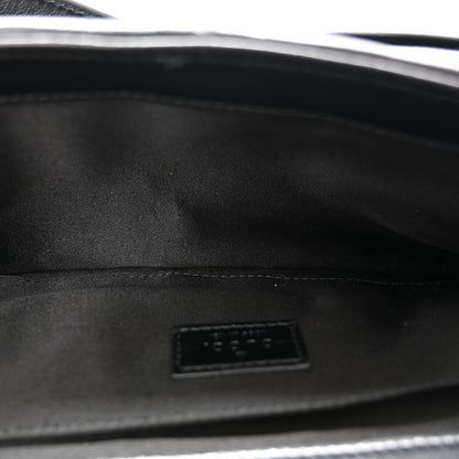 Gucci Nappa Vertical Matelasse Medium Maxi Horsebit Chain Shoulder Bag Black 5 of 10