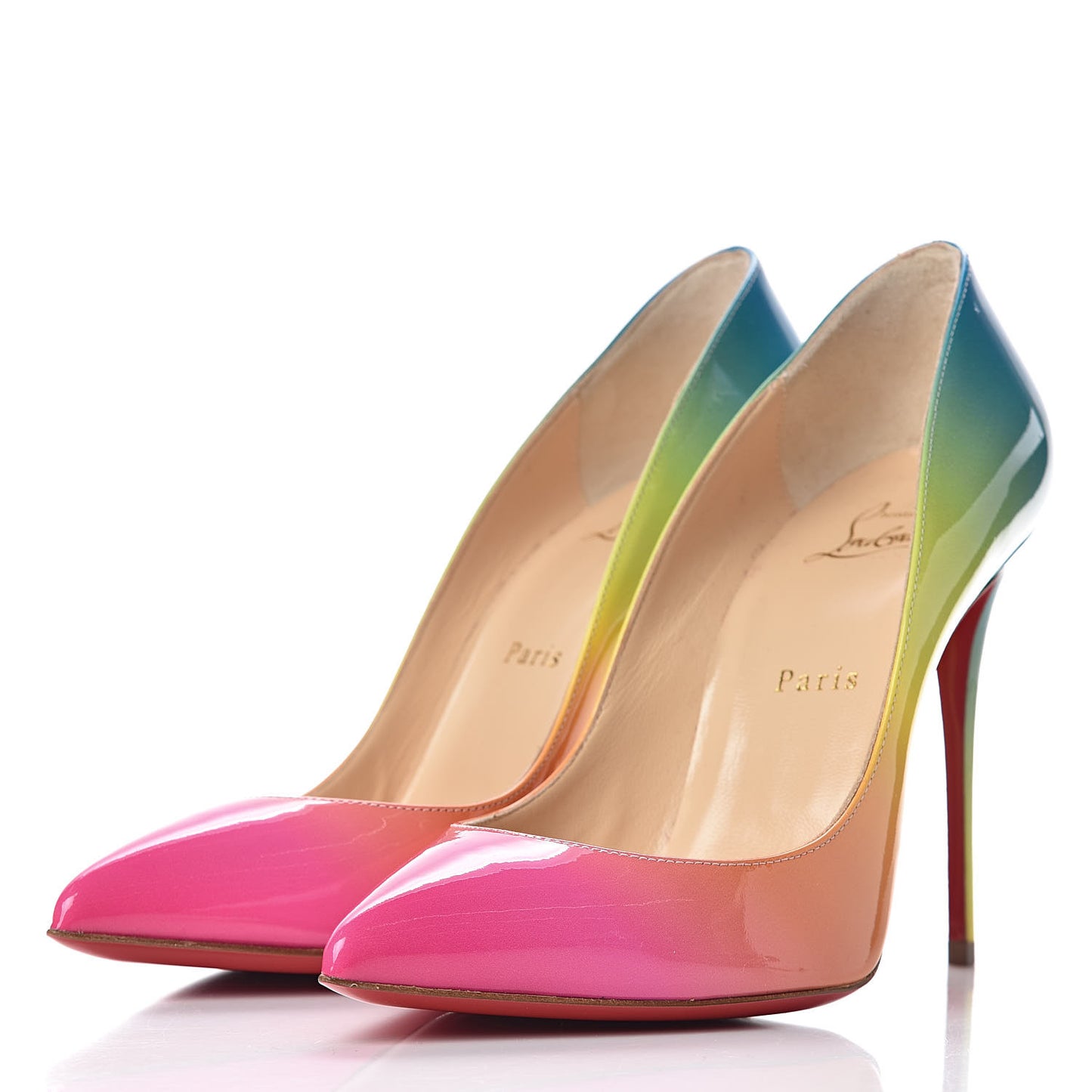 Patent Sunrise Pigalle Follies 100 Pumps 39.5 Multicolor
