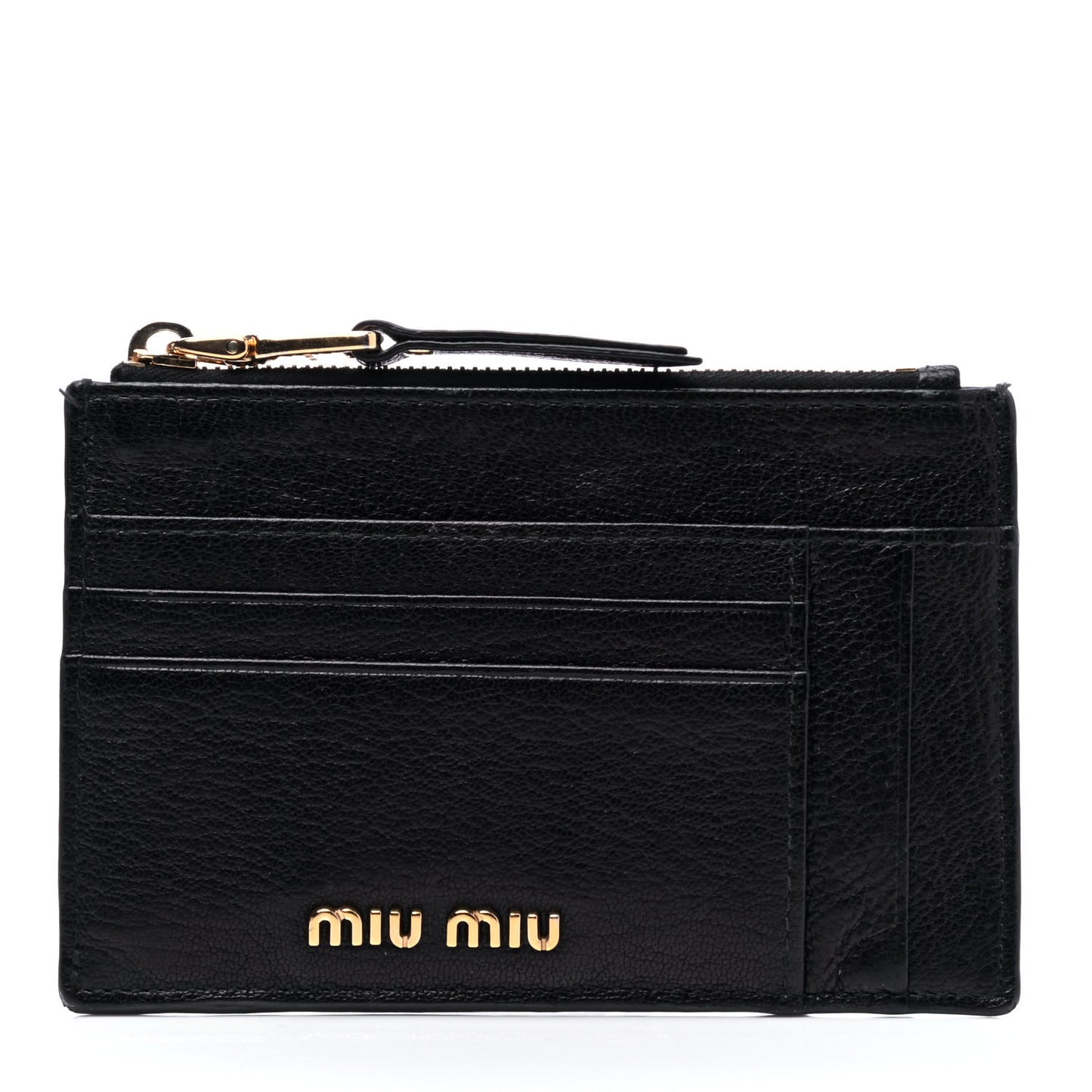 Madras Zip Card Case Black