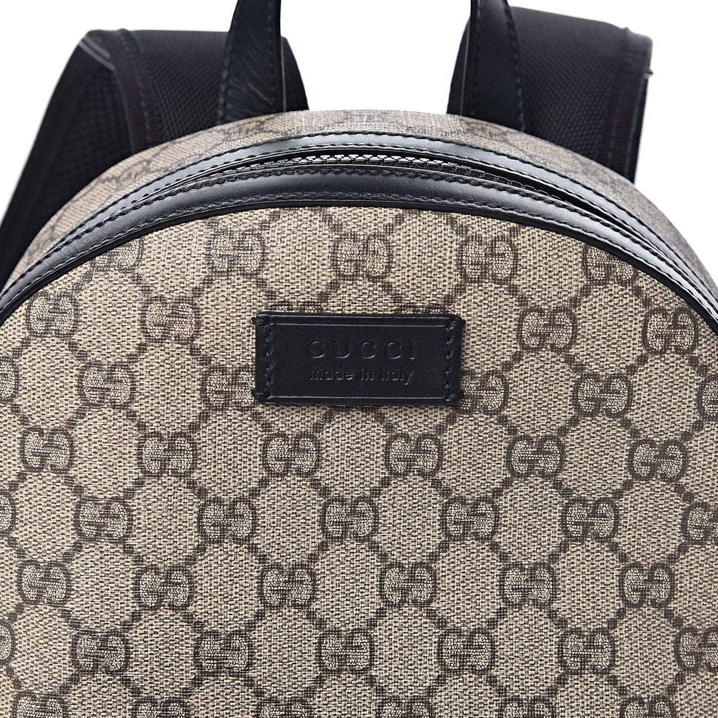 GG Supreme Monogram Small Eden Day Backpack Black