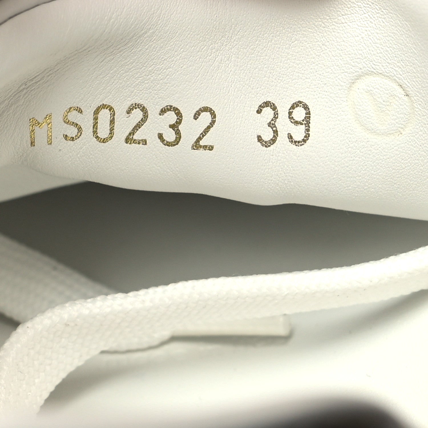 Louis Vuitton Lambskin Embossed Monogram Time Out Sneakers 39 White 6 of 10