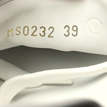 Louis Vuitton Lambskin Embossed Monogram Time Out Sneakers 39 White 6 of 10
