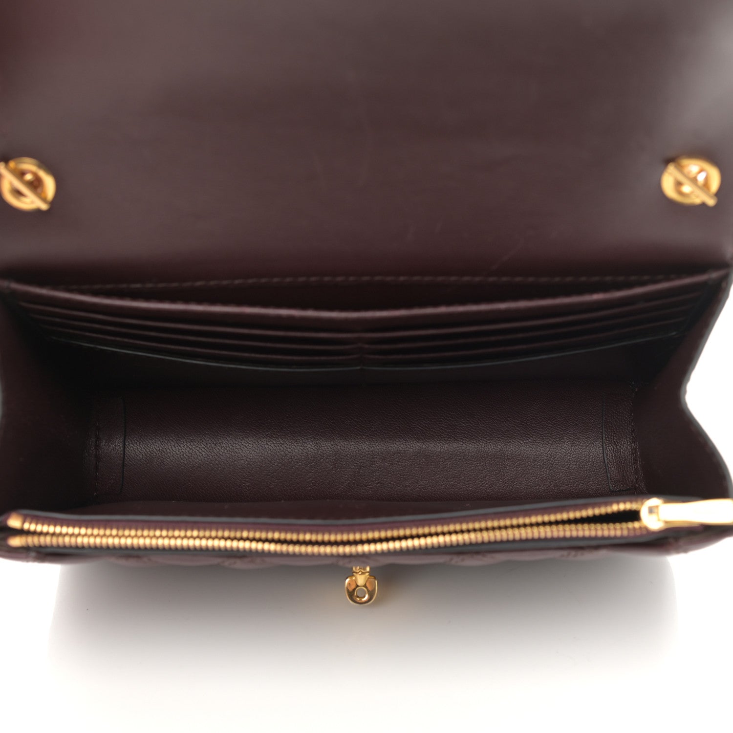 Mulberry Smooth Calfskin Quilted Small Darley Shoulder Bag Burgundy 5 of 14