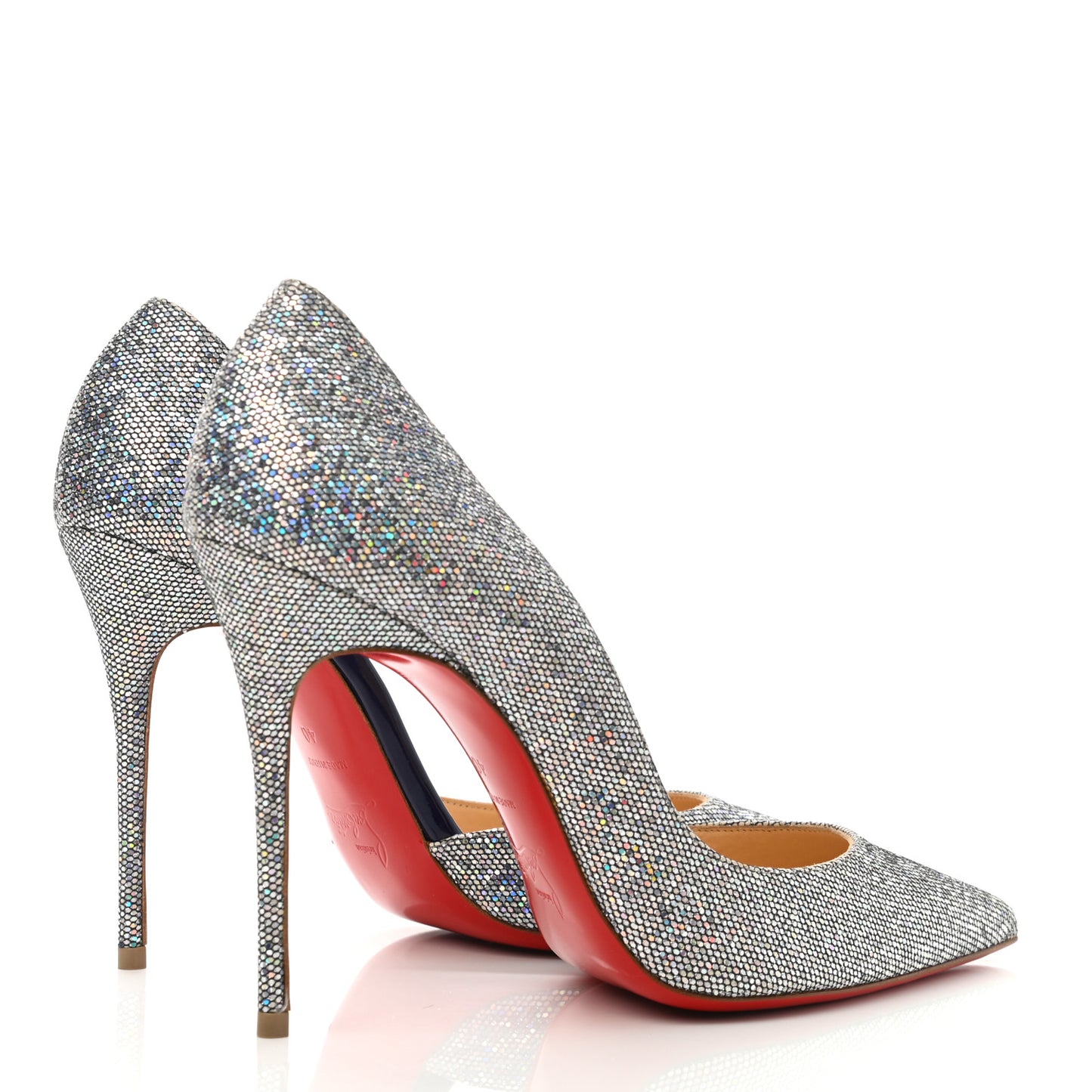 Nappa Mica Iriza 100 Pumps 40 Silver