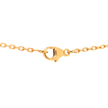 Hermes Lacquered Gold Mini Pop H Pendant Necklace White 4 of 5