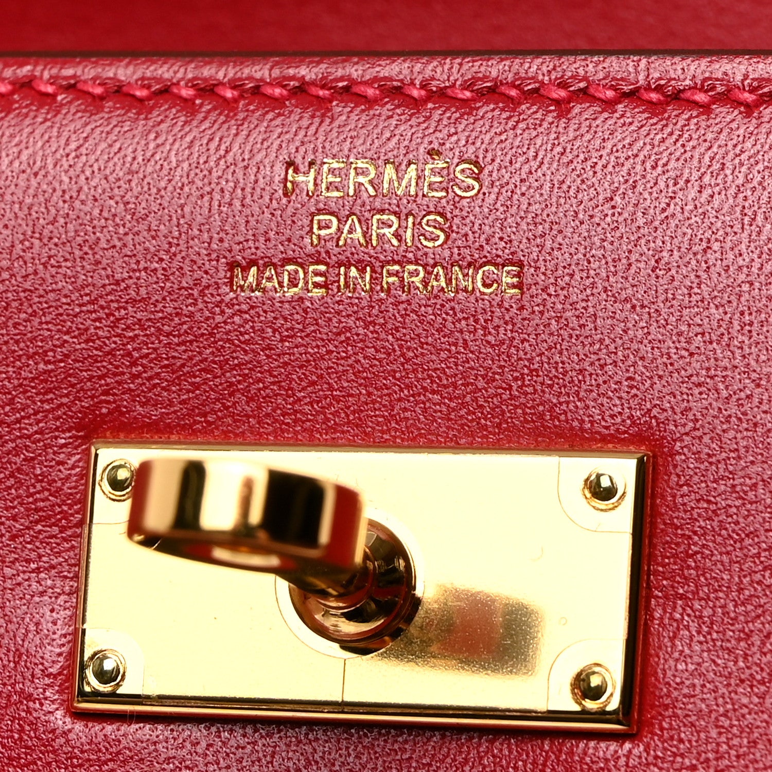 Hermes Tadelakt Kelly Medium Wallet Rouge Vif 6 of 8