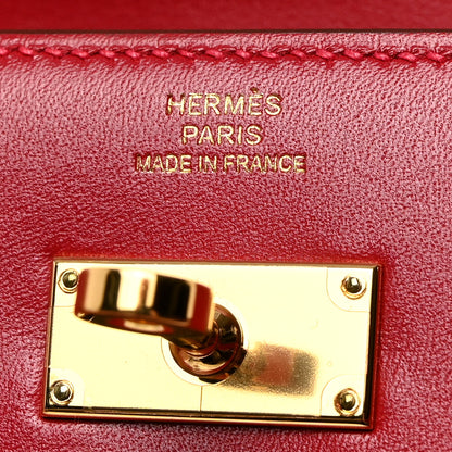 Hermes Tadelakt Kelly Medium Wallet Rouge Vif 6 of 8