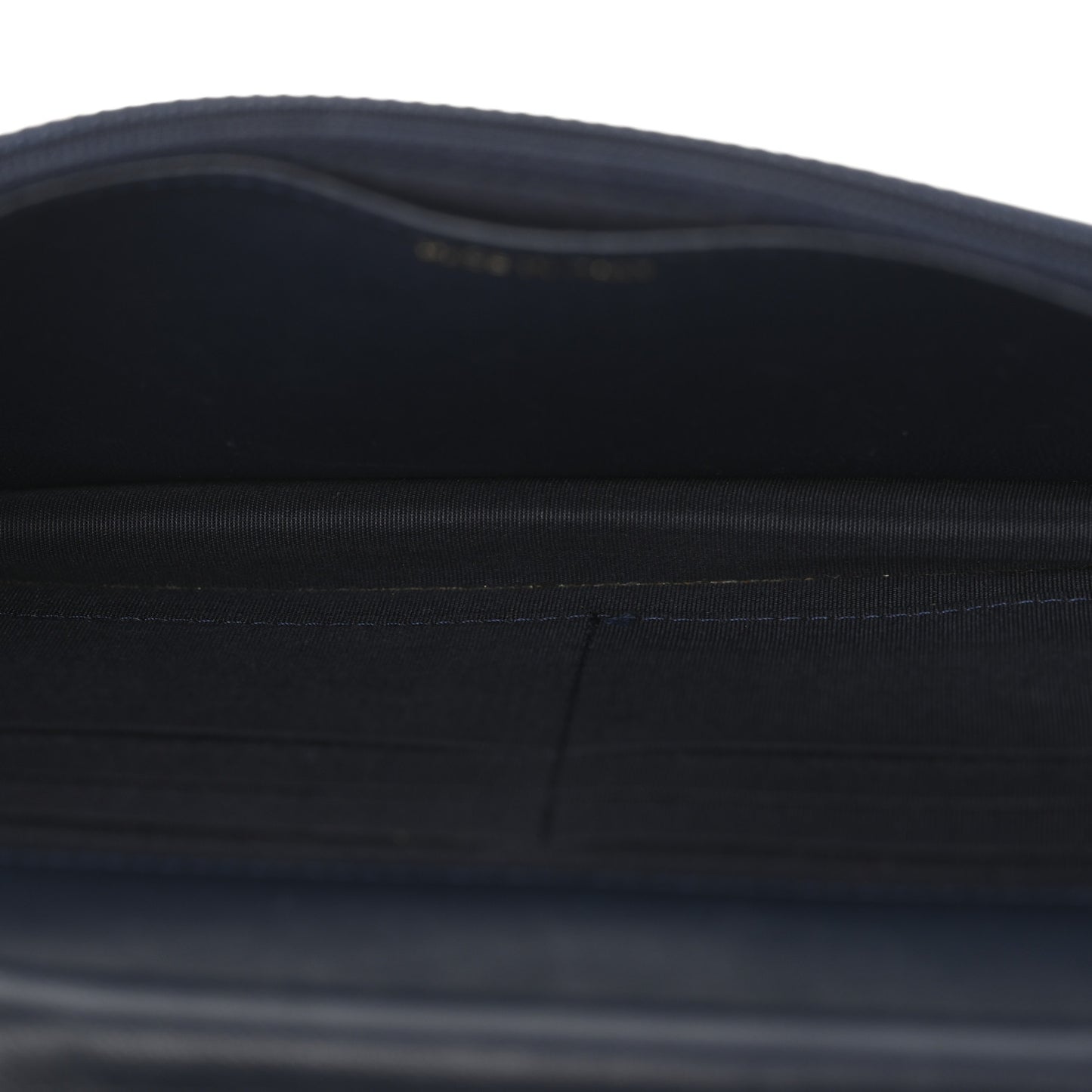 Braided Sheepskin Boy Wallet On Chain WOC Navy Black