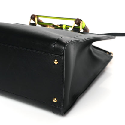 Gucci Calfskin Medium Diana Tote Bag Black Yellow Fluo 9 of 9