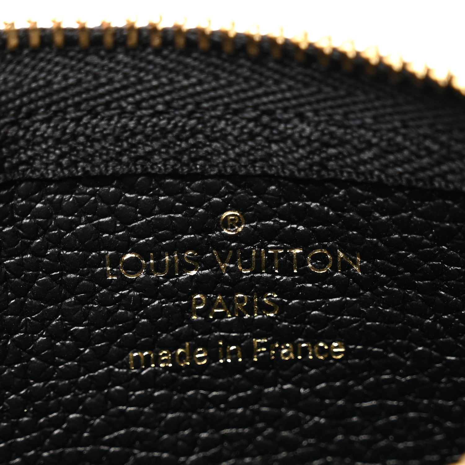 Louis Vuitton Empreinte Monogram Giant Key Pouch Black Beige 6 of 6