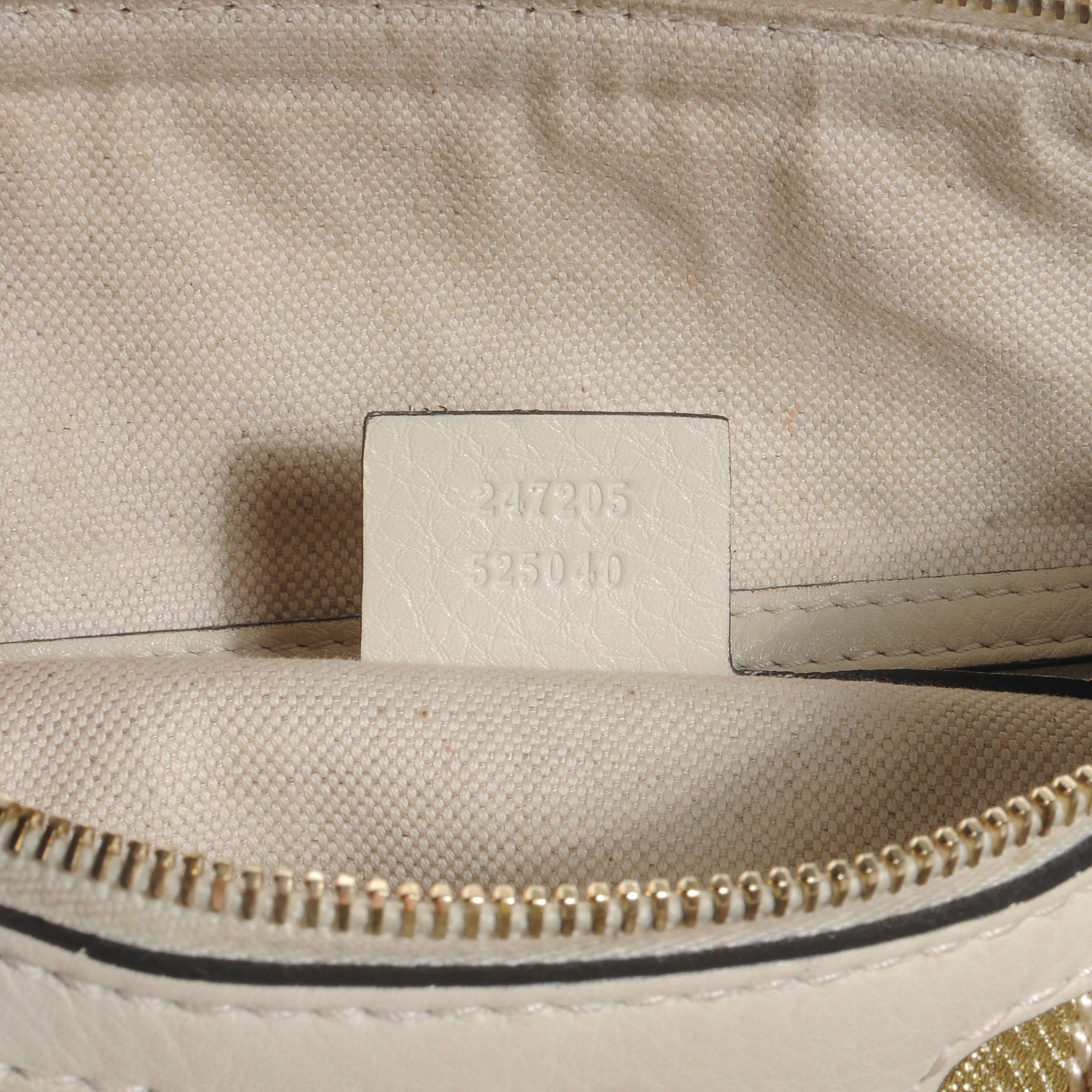 Gucci Leather Vintage Web Medium Boston Ivory 7 of 9