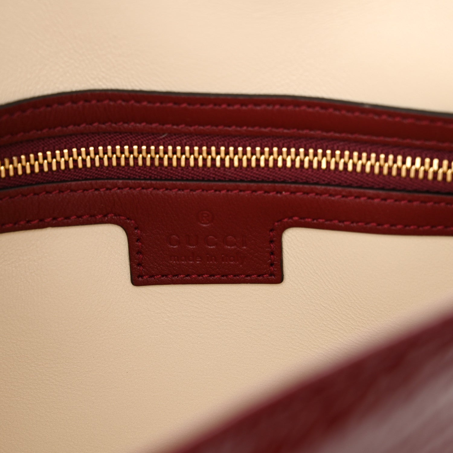 Gucci Patent Calfskin Small Jackie Shoulder Bag Rosso 6 of 12