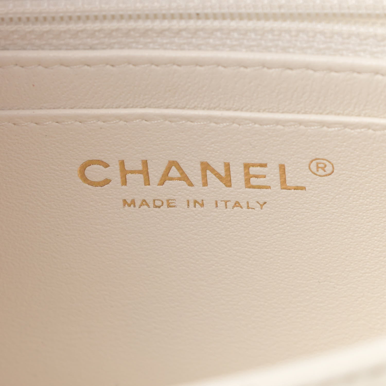 Chanel Lambskin Quilted Mini Rectangular Flap White 6 of 11
