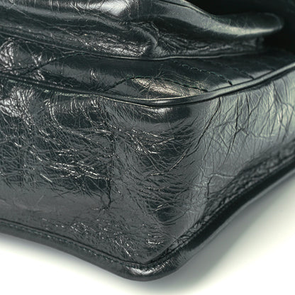 Saint Laurent Crinkled Calfskin Matelasse Monogram Medium Niki Chain Satchel Dark Green 10 of 10